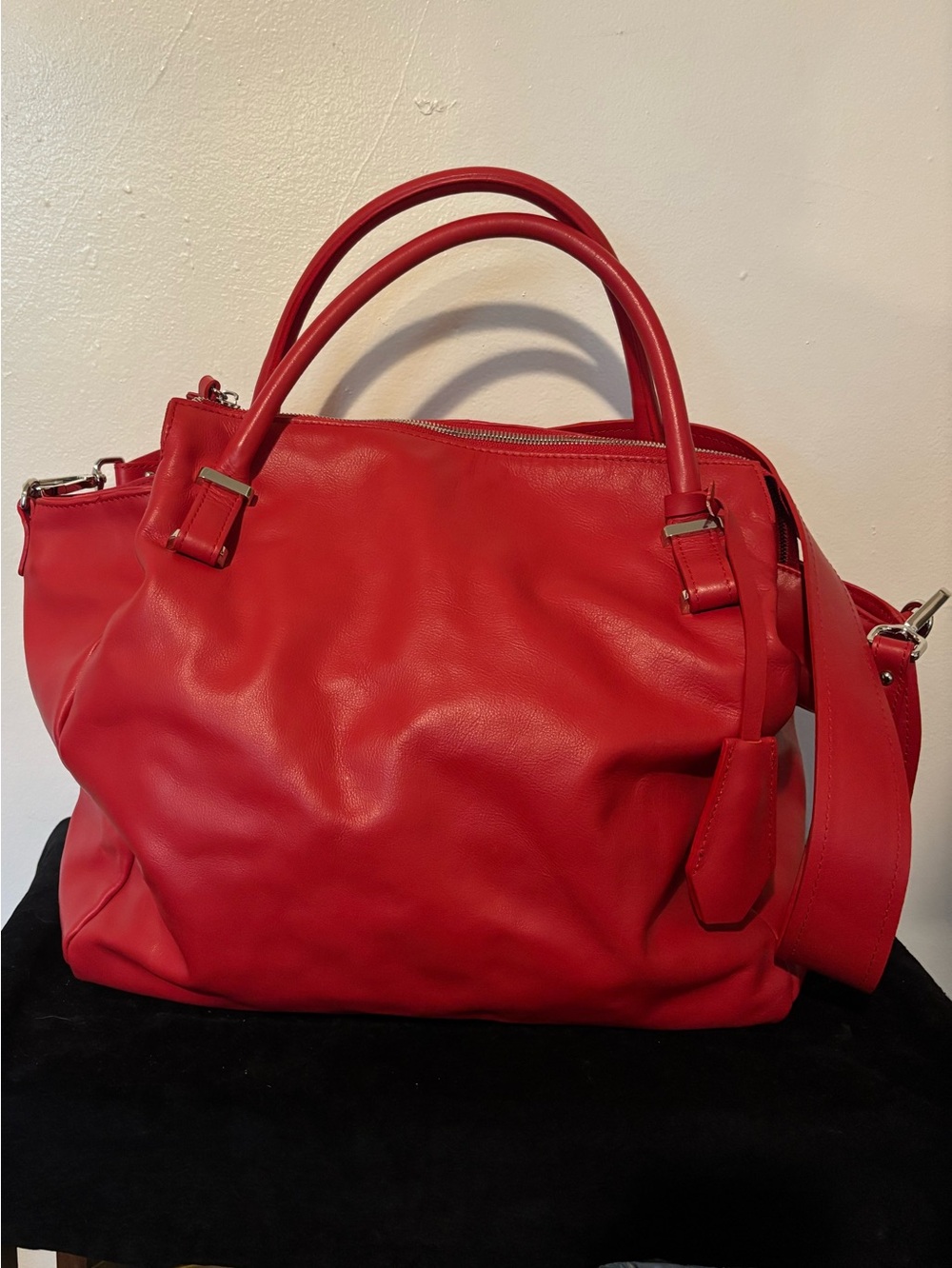 NICOLI Italian Leather Bag/Purse/Tote